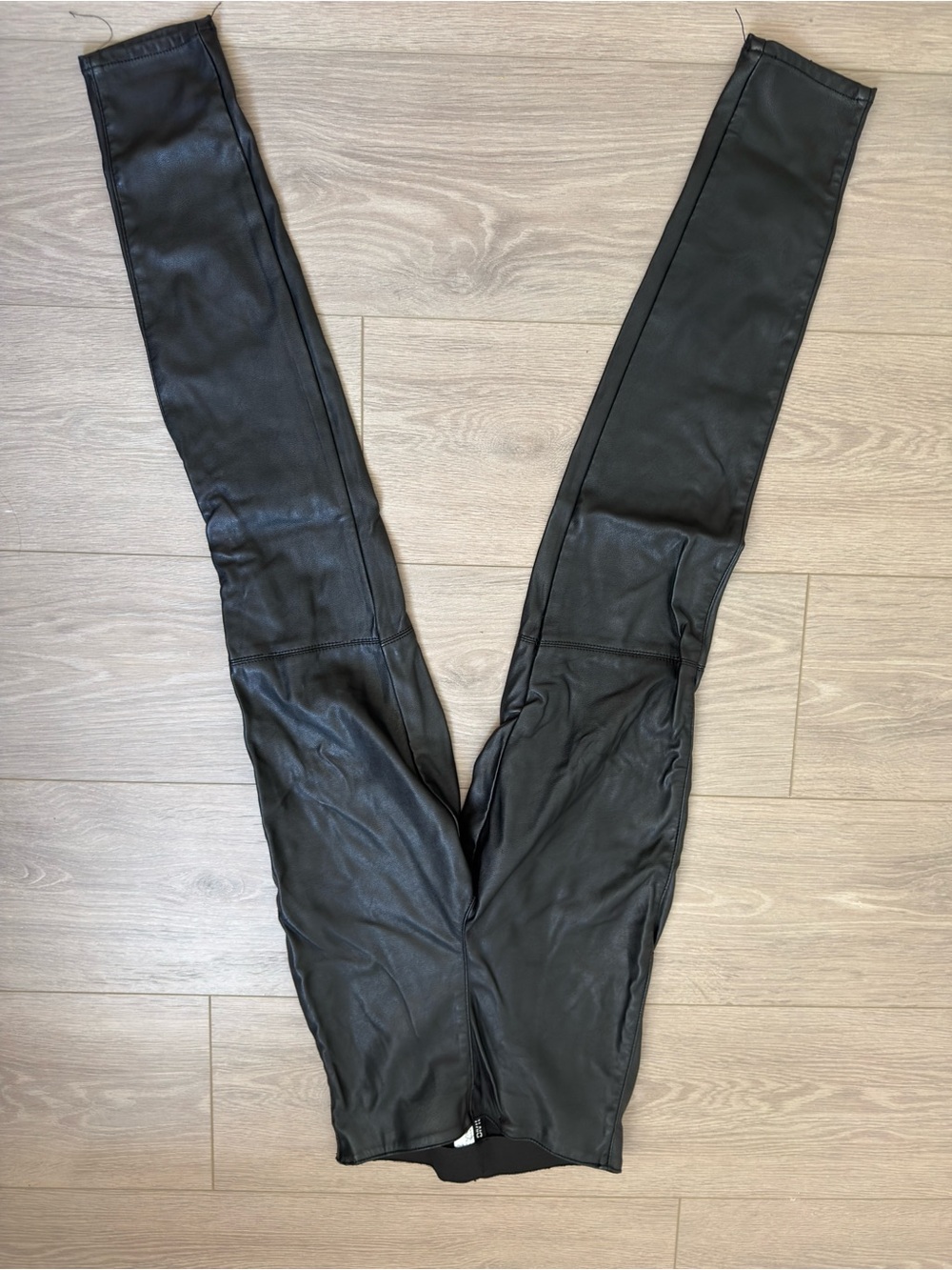 H&M Black Faux Leather pants